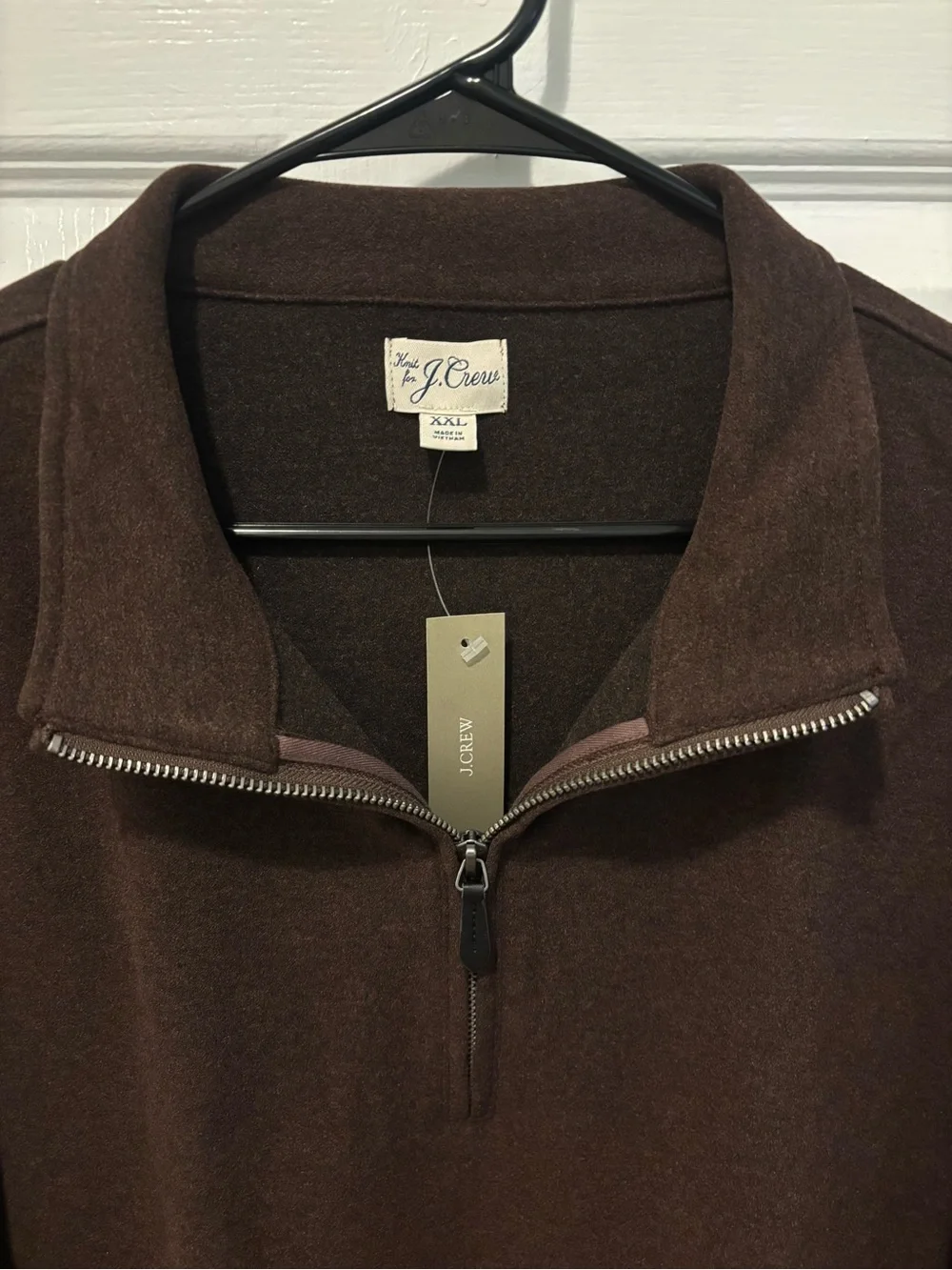 J. Crew Seaboard Soft-Knit Quarter-Zip Pullover Men’s Size XXL - NWT